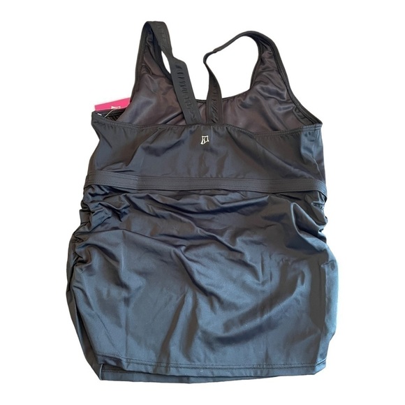 Skirtsports Womens High Dive Tankini Top Swimwear Black - Picture 6 of 14